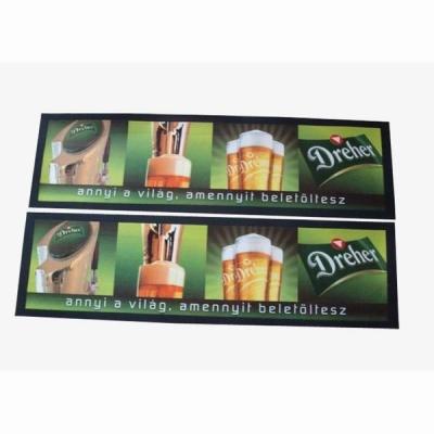 China Dye Sublimation Rubber Bar Mat , Durable Nitrile Rubber Bar Runner for sale