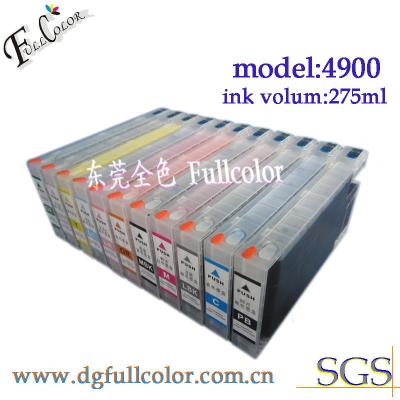 China Refillable Large Format Ink Cartridges 350ml for Epson pro 4900 / 4910 printer for sale