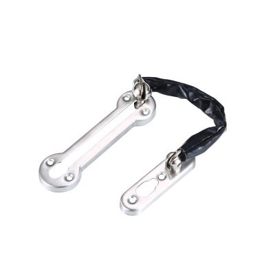 China Modern Zinc Alloy Thick Hardware Security Buckle Chain Buckle Hotel Self-Building Window Door Bolt Lock Hardware for sale