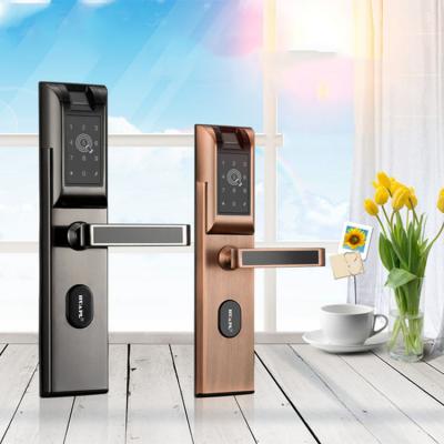 China Digital wireless mobile Bluetooth remote control password anti-theft smart electronic door lock for hotel/apartment for sale