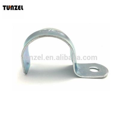 China Pipe Fitting Listed One Hole Galvanized Steel Strap By Cninese Supplier for sale