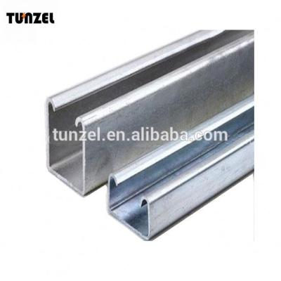 China Support applications galvanized plain c support steel channel by chinese supplier for sale