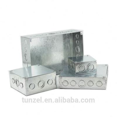 China Electrical galvanized metal steeel electrical junction box by chinese supplier for sale