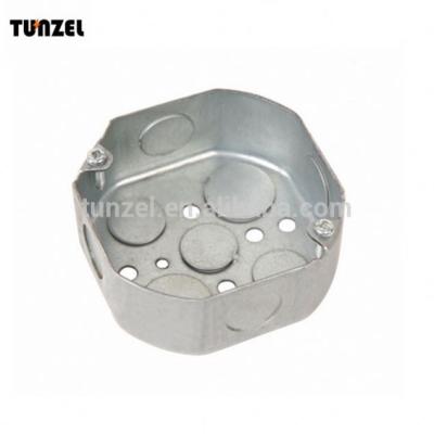 China 4 Electrical Galvanized Steel Octagonal Electrical Conduit Box By Chinese Supplier for sale