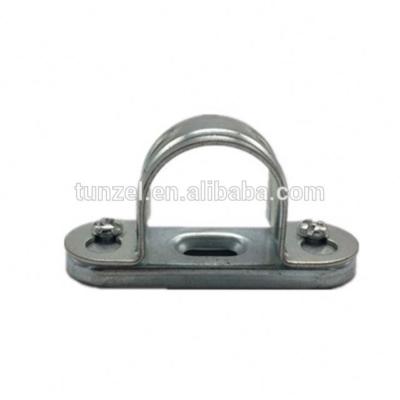 China Connection China Supplier BS 4568 BS 31 Conduit Pipe Saddle Clamp, Saddle For Steel Pipe for sale