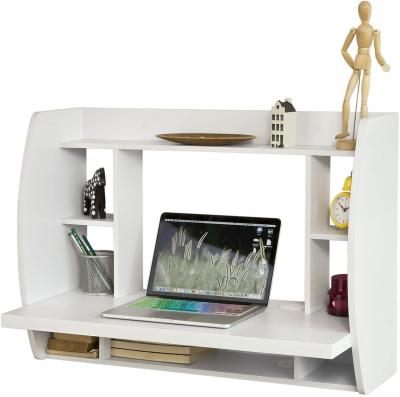 China New Item Adjustable Workstation Computer Desk Study (Other) Simple Wood Wooden Desk With Shelf Storage Shelves for sale