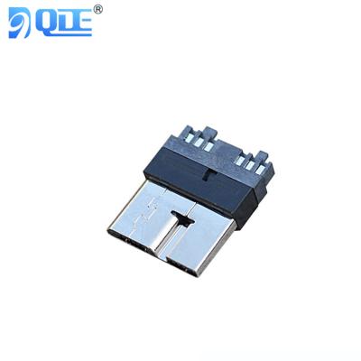 China Nickel Plating MICRO USB B/M3.0 Body Type Auto Solder B Male Connector for sale