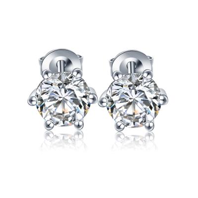 China Anster CLASSIC Jewelry 1.0ct G SI IGI 18k Gold Lab Created CVD Diamond Earring Stud for sale