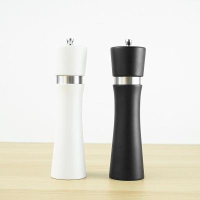 China Sustainable wooden salt and pepper grinder set for sale