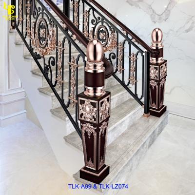 China EUROPEAN New Design High End Brass Railings And Handrails Balcony Fence Panels for sale