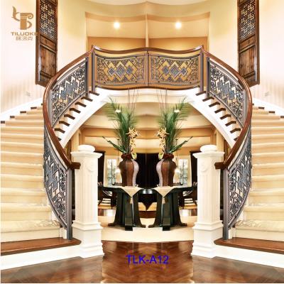 China EUROPEAN Style Copper / Aluminum Staircase for sale