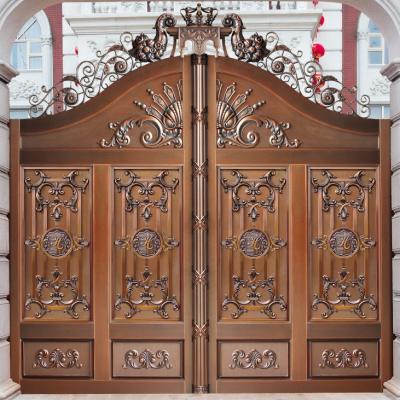 China Luxury type copper barrier gate /hand gate unique design color for sale