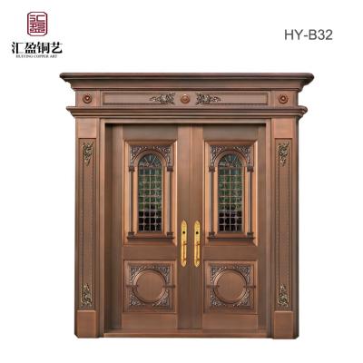 China EUROPEAN Foshan Copper Clad Security Doors for sale