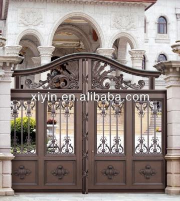 China Unique Design House Door Designs Aluminum Garden Door for sale