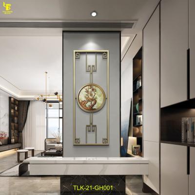 China Unique Design Luxury Home Decoration Special Designed Brass Wall Decor for sale