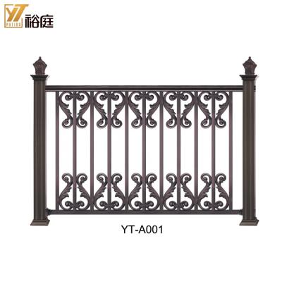 China Easily Assembled Cast Aluminum Garden Slat Fence for sale