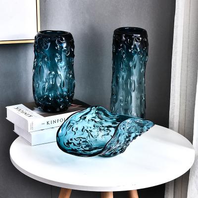 China High-grade Art Deco European style modern home decoration crystal glass fruit dish fruit pot vase tea table decoration manufacturers who for sale