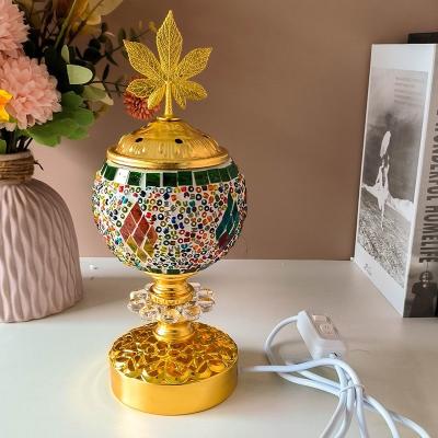 China Censer Middle East Aromatherapy Furnace Electroplating Classic Arabian Electric Censer Collecting Home Censer for sale