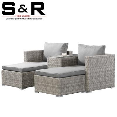 China Modern Custom Design Durable Rattan Corner Sofa Outdoor Furniture Sofa Set for sale