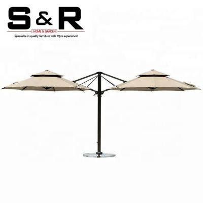 China Wholesale 180G Polyester Patio Garden Umbrella Double Sides Price Outdoor Double Sides Cheap Eco-friendly\UV Resistant\Water Proof\Stand Umbrellas Stand for sale