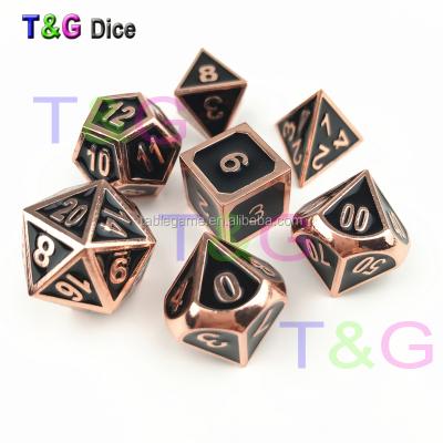 China Plating Silver Or Gold Color High Quality Shinny Metal Game Carve For dnd RPG for sale