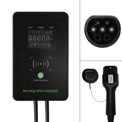 China Home Commercial AC EV Charging Commercial 3.5 Kw 7kw 11kw 22kw Wallbox EV European Standard Fast Charger Type2 For Electric Vehicle Charging Station for sale