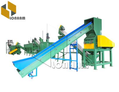 China PET Bottles 1000kg/hour PET Bottle Crushing Washing Drying Recycling Line for sale