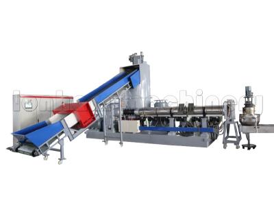 China PE/PP/PS/PC/ABS Waste Plastic Recycle Machine Single Stage PP PE Film Pelletizing Plastic Granulating Line for sale