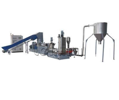 China PE/PP/PS/PC/ABS Plastic Bag Water Ring Granulating Machine System pp PE Film Pelletizing Compaction Line for sale