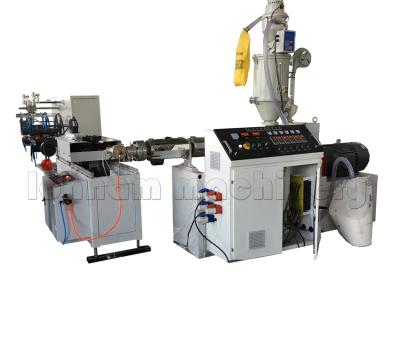 China Single Wall Pipe 16-50mm PE/PP/PVC Threading Electrical Wire Cable Corrugated Pipe Making Machine Production Line for sale