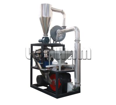 China Grind Waste PVC Pipe Profile In PVC LDPE LLDPE PET High Output PE Powder Milling Machine for sale