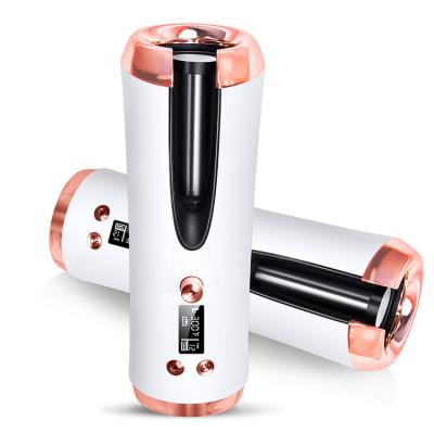 China Home-use/trave/hotel Shopify Dropshipping Automatic Ceramic Rotating Hair Curler for sale