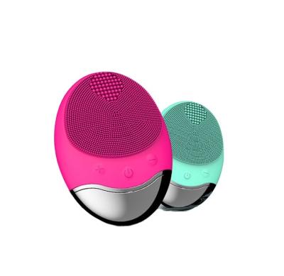 China DEEP CLEANSING Waterproof Face Sonic Electric Facial Cleansing Brush Exfoliating Spinning Brush for sale