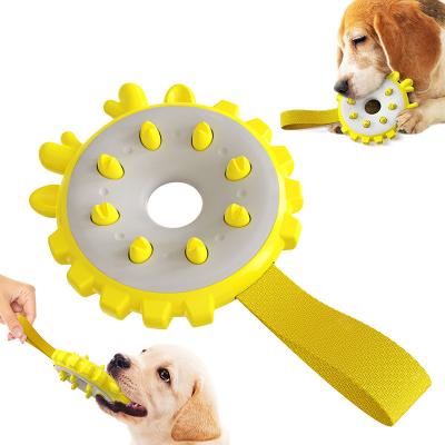 China New Product Viable TPR Environmentally Friendly Rubber Indestructible Interactive Dog Bite Teething Toy Dog Chew Toy For Aggressive Chewer for sale