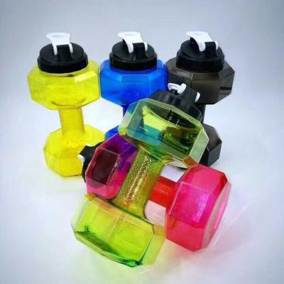 China Factory Manufacture Viable Various Large Capacity Fitness Kettle Dumbbell Water Bottle for sale