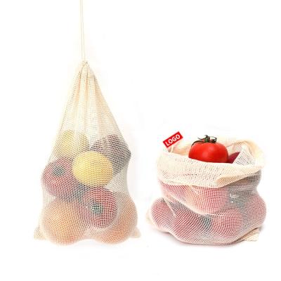 China Custom Wholesale Pink Nylon Cotton Small Gift Fuzhou Twine Bag Food Grade Pure Mesh Bags with Drawstring for Fruits and Vegetables for sale