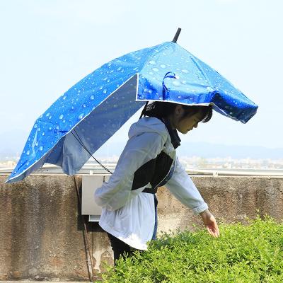 China Backpack Promotional Hands Pick Tea Farming Farm Free Umbrella With Long String To Carry On Shoulder for sale