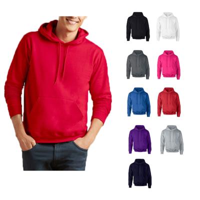 China Gifts 285g breathable unisex gildan hoodie wholesale custom hot stamping cotton plain for sale