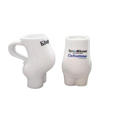 China Agriculture Shape Unique Lady Mom And Dad Ceramic Promotional Mugs Mark Mug Tea Cup Pregnancy Gift for sale