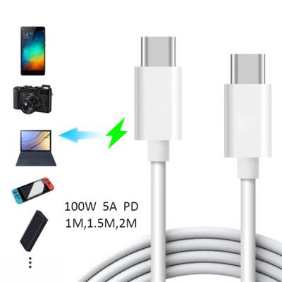 China Custom Agriculture Promotional Gift Package 2M 100 Watt Cable Usb C To Usb C Durable for sale