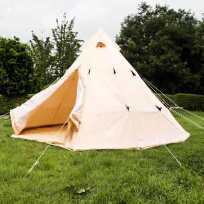 China Waterpoof Mounthood High Quality Outdoor Custom 3-4 People Waterproof Cotton Canvas Tent for sale