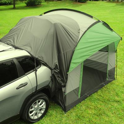 China Camouflage/Field Game Mounthood Outdoor 3-4 People Portable Folding Car Back Tent for sale