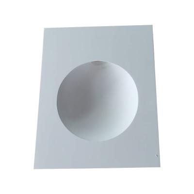 China Scandinavian KD08 LED ultra-thin embedded lighting gypsum lamp spotlight plaster lamp 5W corridor for sale