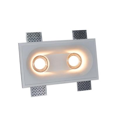 China Surface Mounted XD19 High-quality Hole lamp double hole large size gypsum ceiling lamp LED hole lamp for sale