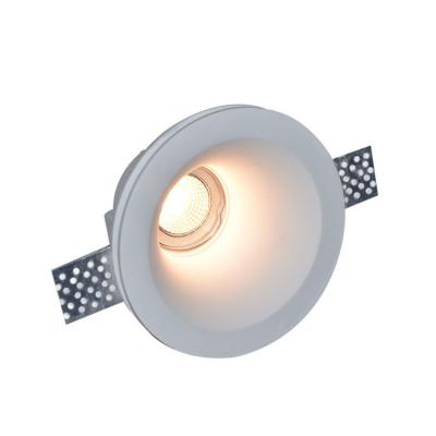 China Surface Mounted XD20  Popular recessed lamp simple Joker round plaster ceiling lamp led hole lamp for sale