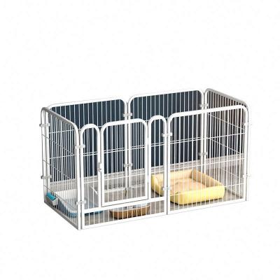 China Neworld Outdoor Foldable Metal Indoor Exercise Pet Fence Viable Dog Fence Barrier Playpen Kennel For Dogs Cats for sale