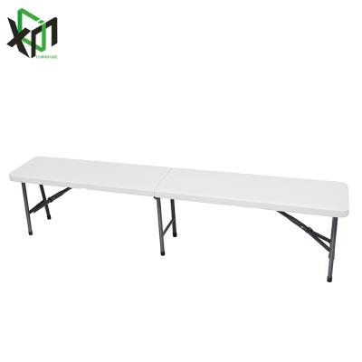 China 183CM HDPE Folding Mechanism Team Half-Fold Easy Carry Portable Bench for sale