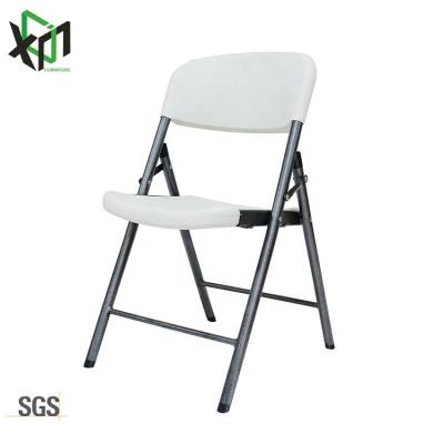 China Single Series Small Modern Simple Metal Support Stackable Outdoor Folding Chair for sale