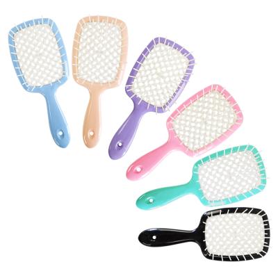 China 4g Women's Hair Detangling Brush Vented Shower Paddle Flexible Hair Brush For Styling Wet And Dry Hair for sale