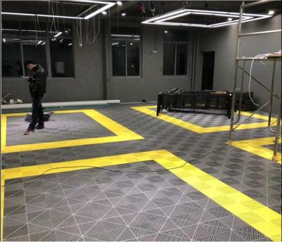 China China Factory Interlocking Garage Flooring Waterproof Wear Resistant Anti-Slip Removable Garage Tile,Durable Cheap Price Garage Anti Sli PVC Tile for sale